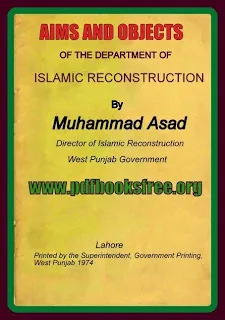 Aims And Objects of The Department of Islamic Reconstruction Pdf Free Download