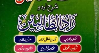 Mukhtar Ut Talibeen Urdu Sharh Zad Ut Talibeen By Maulana Muhammad Akhtar