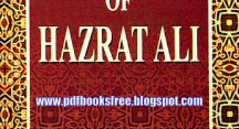 The Advices of Hazrat Ali r.a in English